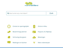 Tablet Screenshot of noord-beveland.nl